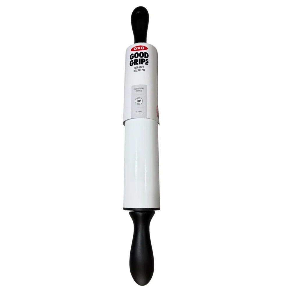 OXO Good Grips Non-Stick Rolling Pin 12 Inch Barrel Self-Righting Handles 73981